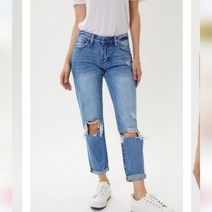 ❤️ NATURE DENIM MID RISE BOYFRIEND JEANS, 0 (25)